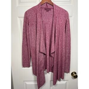Barefoot Dreams Bamboo Chic Lite Wrap Open Waterfall Sweater Cardigan S/M